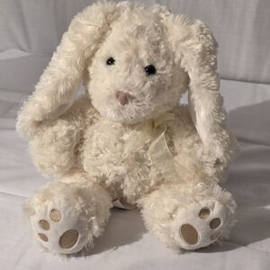 Cream Plush Bunny Toy